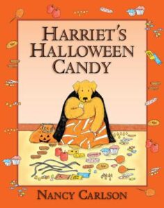 Book cover for "Harriet's Halloween Candy"